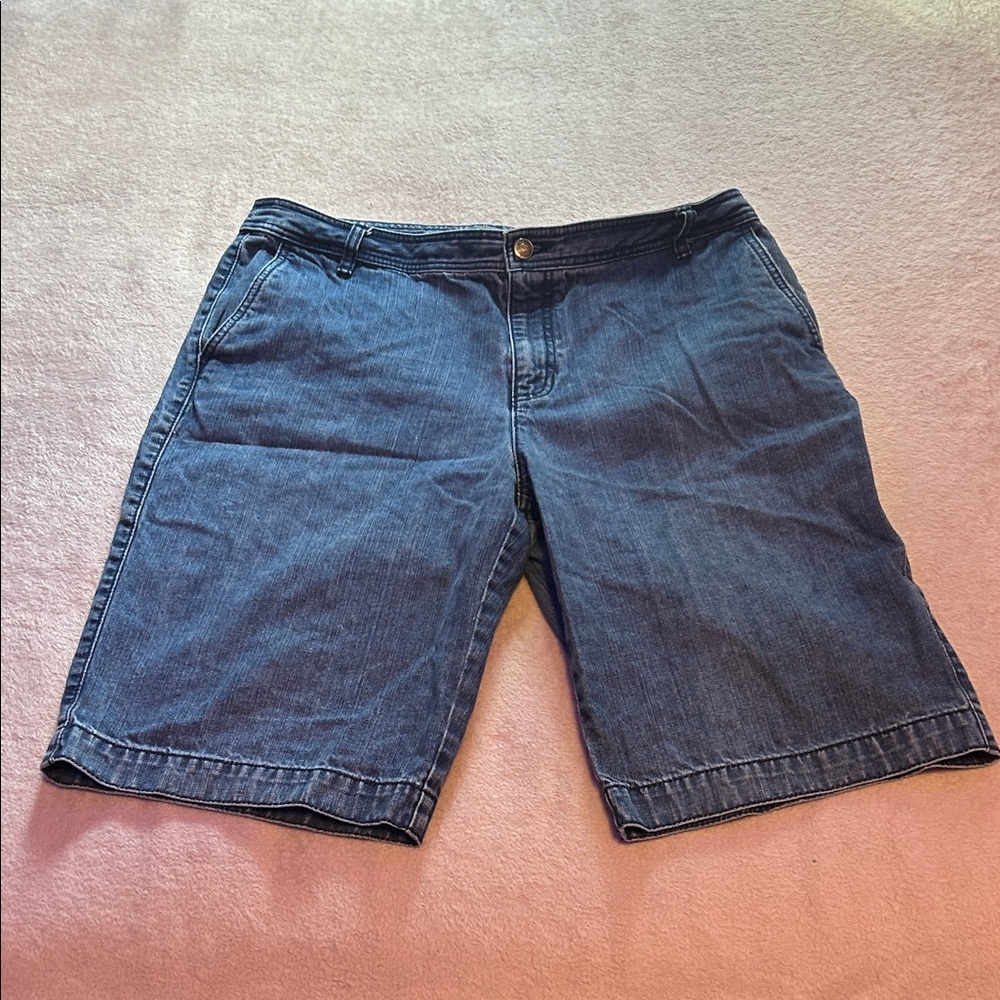Liz Claiborne Dark Blue Jean Shorts
